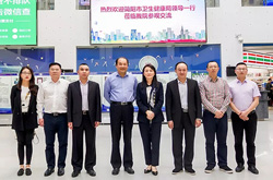 简阳市卫生健康局领导一行莅临我院参观交流